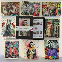 Bjrge Rdfjell Kunstkort-eske