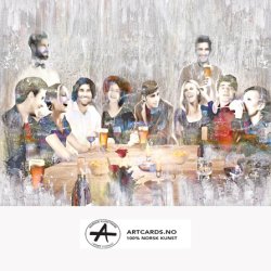 LIZ RAVN Finally together, kunstkort