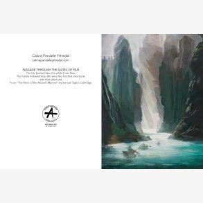 Calina Pandele Yttredal kunstkort PASSAGE THROUGH THE GATES OF PAN