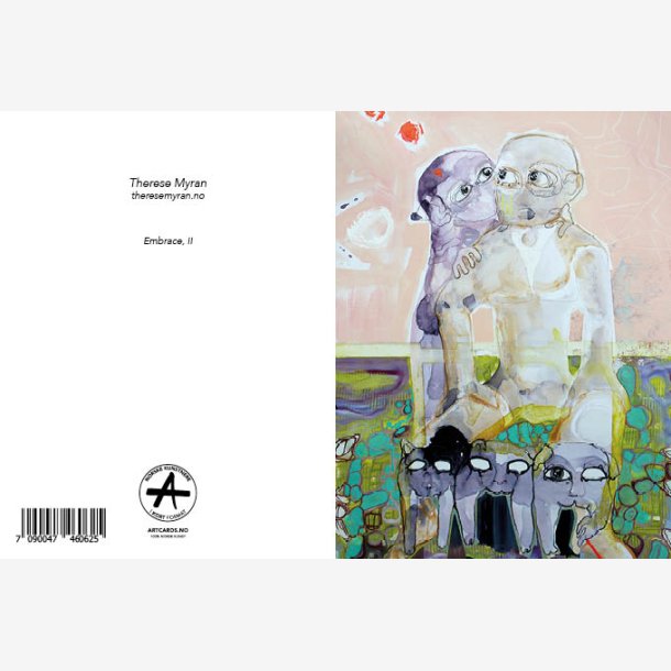 THERESE MYRAN kunstkort eske