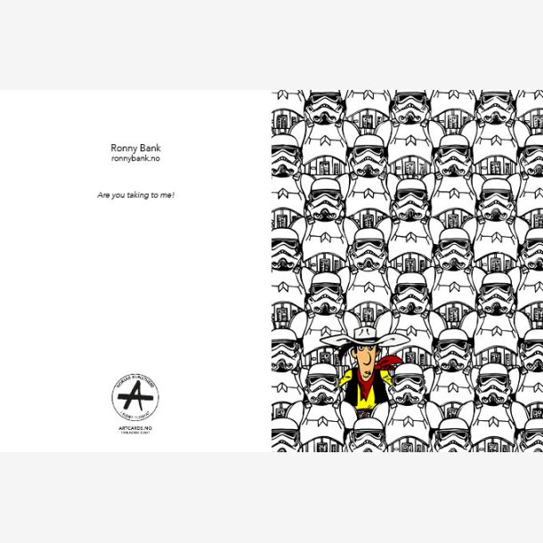 RONNY BANK Kunstkort-eske