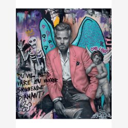 Bjrge Rdfjell Kunstkort-eske