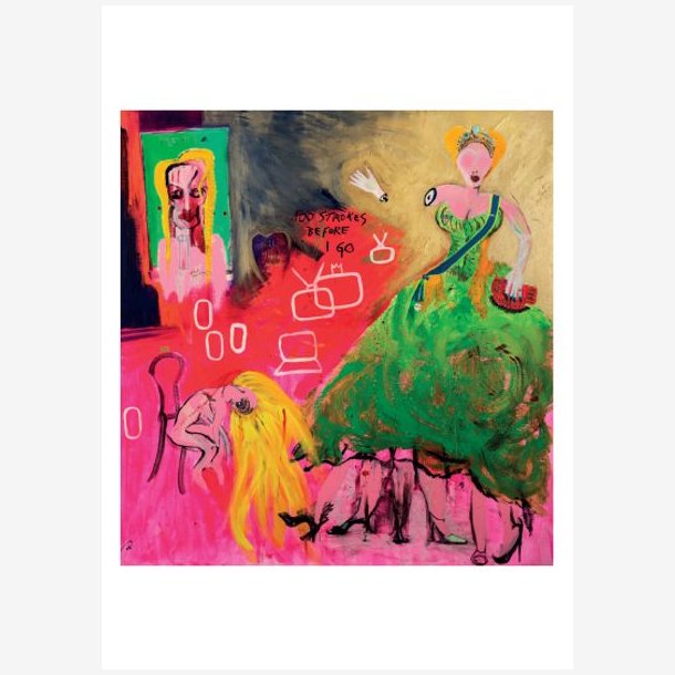 Hundred Strokes Before I Go kunstkort Ari Behn