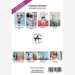 THERESE MYRAN kunstkort eske