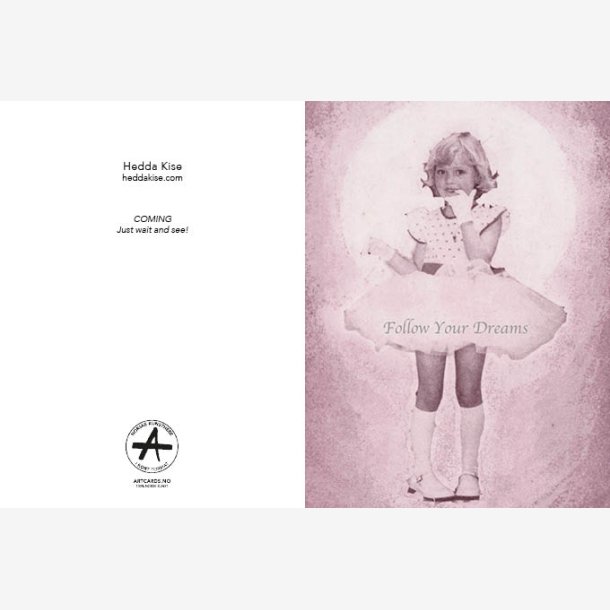 HEDDA KISE Kunstkort-esk
