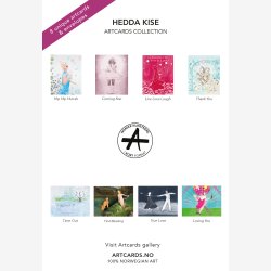 HEDDA KISE Kunstkort-esk