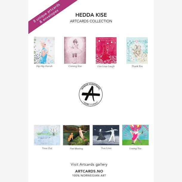 HEDDA KISE Kunstkort-esk