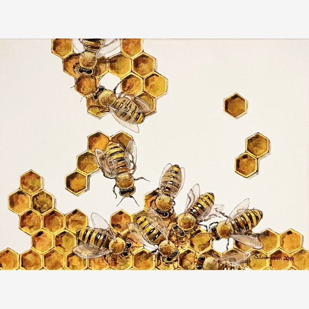  HONEYBEES AT WORK av Sissel Endresen 