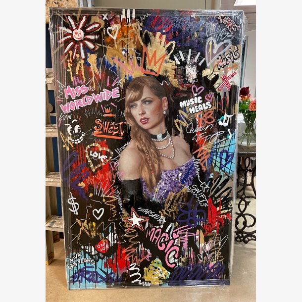 Taylor Swift maleri av Bjrge Rdfjell