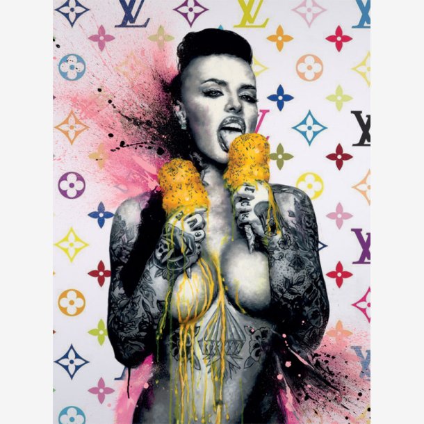 Bjrge Rdfjell Kunstkort-eske