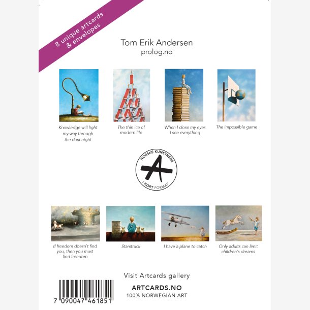 TOM ERIK ANDERSEN Kunstkort-eske 