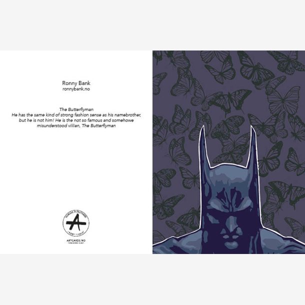 RONNY BANK Kunstkort-eske