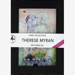 THERESE MYRAN kunstkort eske