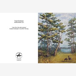 VIEW FROM THE CABIN TERRACE av Sissel Endresen 