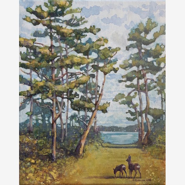 VIEW FROM THE CABIN TERRACE av Sissel Endresen 