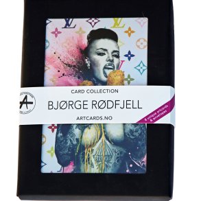 Bjrge Rdfjell Kunstkort-eske