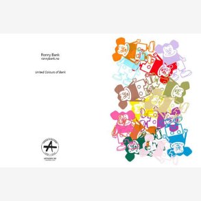 RONNY BANK United Colors of Bank kunstkort